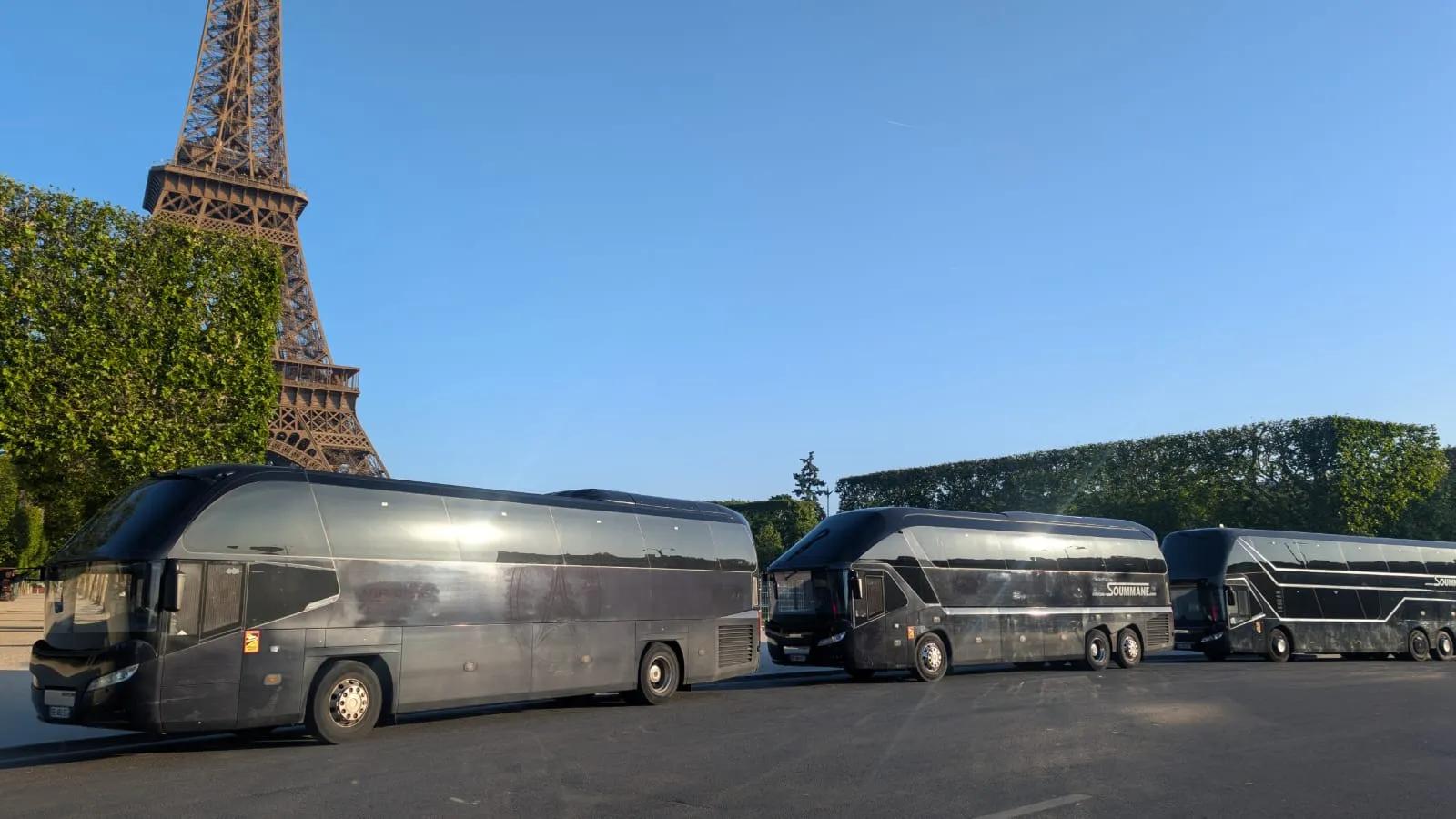 Bus Noir en Vip 40 49 75 Places Vision Panorarimque
