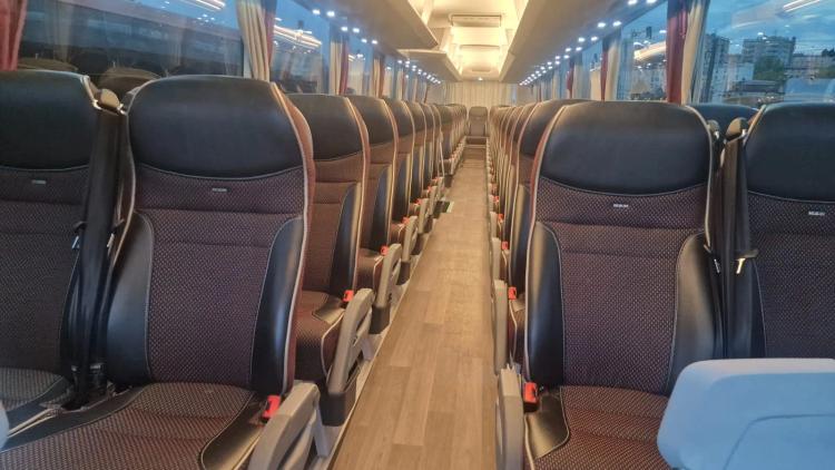 Vue de de l’interieur du bus - Autocars-soummane